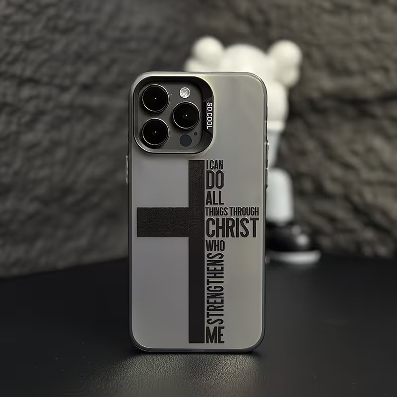 Phone Cases Xr Iphone - เคสโทรศัพท์กันรอยนิ้วมือ ลายกางเขน สำหรับ iPhone 17 16