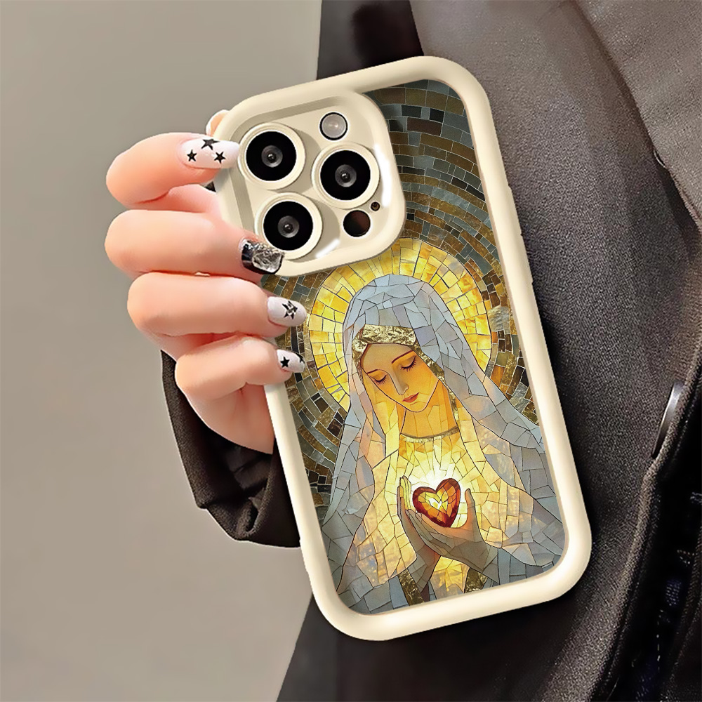 Phone Cases Xr Iphone - เคสโทรศัพท์สไตล์กระจกสีโบสถ์ย้อนยุค สำหรับ iPhone 18 17 16