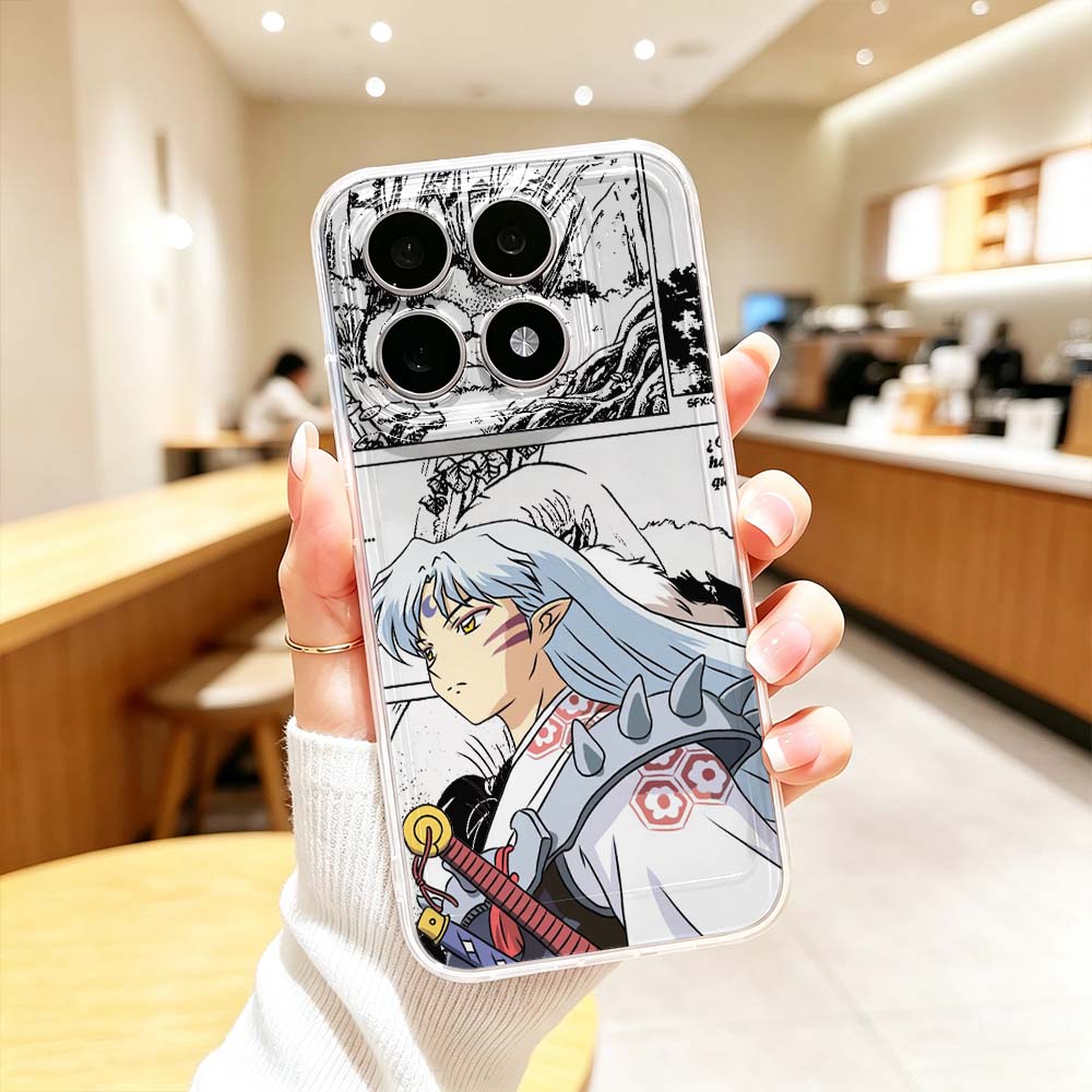 Phone Cases Xiaomi 15 - เคสโทรศัพท์ใสลายอนิเมะอินุยาฉะ เซสโชมารุ สำหรับ Xiaomi Mi 17