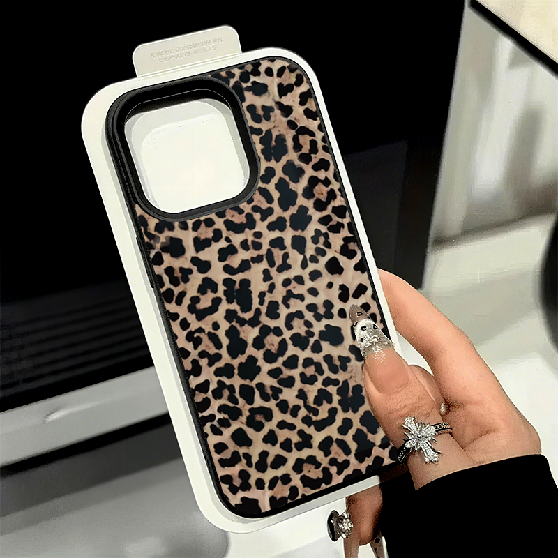 Phone Cases Xr Iphone - เคสโทรศัพท์กันกระแทกสีดำลายเสือดาวพื้นผิวลายลิ้นจี่แบบนุ่มสำหรับ iPhone 17 Air 16 15