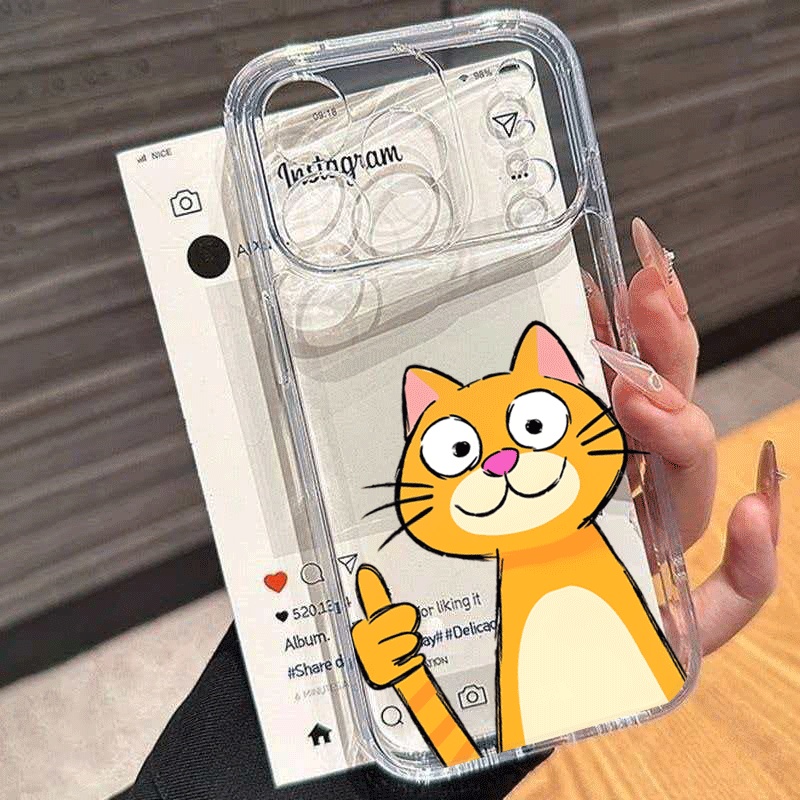 Phone Cases Xiaomi 15 - เคสโทรศัพท์ลายแมวส้มการ์ตูนน่ารัก สำหรับ Xiaomi Redmi Note 15