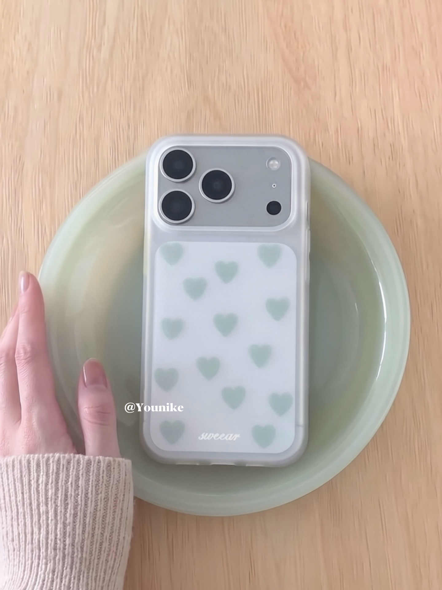 เคสโทรศัพท์ลายหัวใจสีเขียวมิสต - Phone Cases For Iphone 16 บทวิจารณ์และราคา