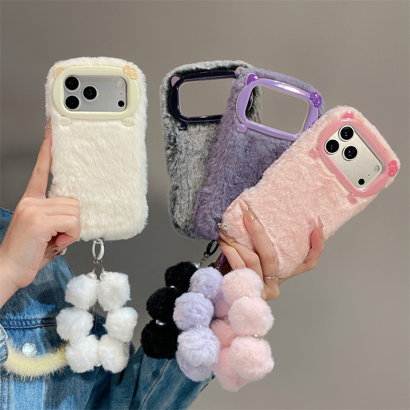 เคสโทรศัพท์ขนเฟอร์สีพื้นสุดหรู - Phone Cases For Iphone 16 บทวิจารณ์และราคา