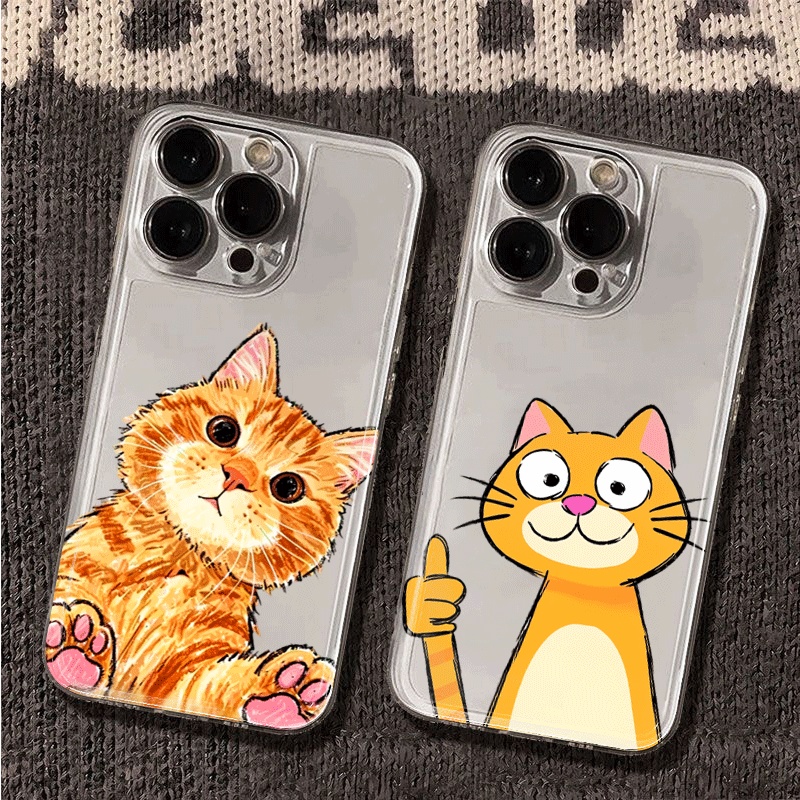 เคสโทรศัพท์ลายแมวส้มการ์ตูนน่า - Phone Cases Xiaomi 15 บทวิจารณ์และราคา