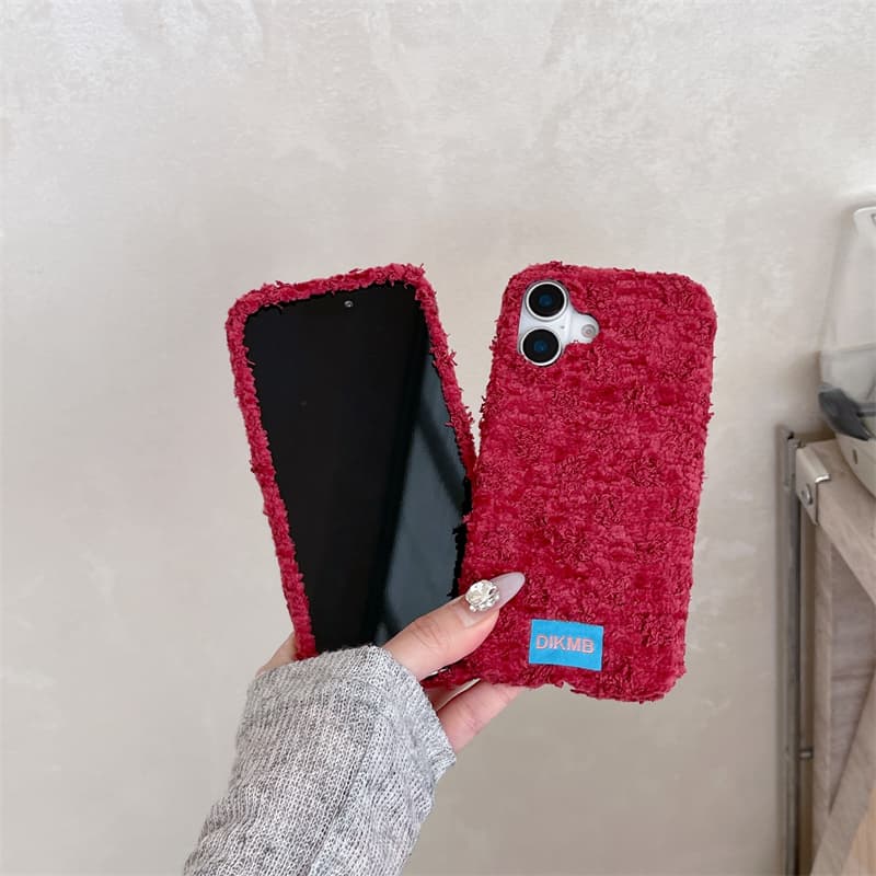 เคสโทรศัพท์ขนฟูสีแดงแองโกร่า ส - Phone Cases For Iphone 16 บทวิจารณ์และราคา