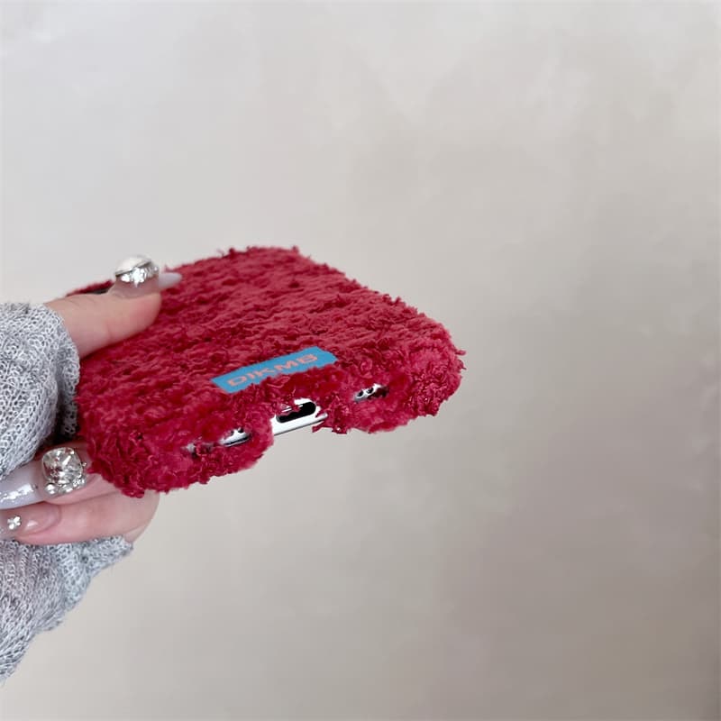 เคสโทรศัพท์ขนฟูสีแดงแองโกร่า ส - Phone Cases For Iphone 16 บทวิจารณ์และราคา
